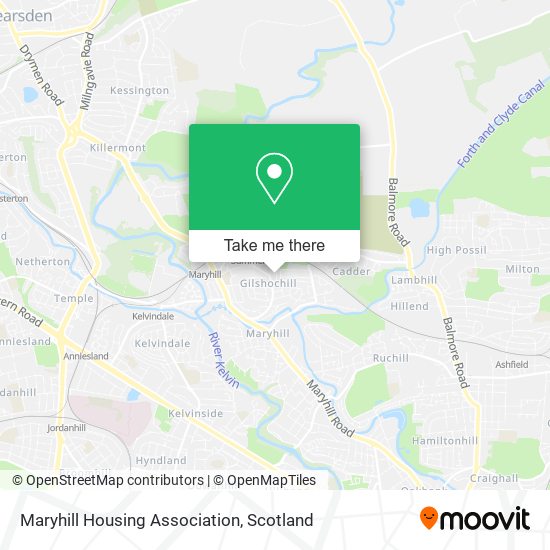 Maryhill Housing Association map