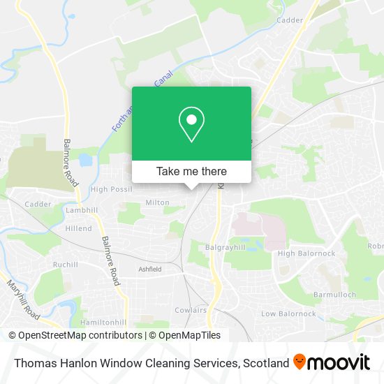 Thomas Hanlon Window Cleaning Services map