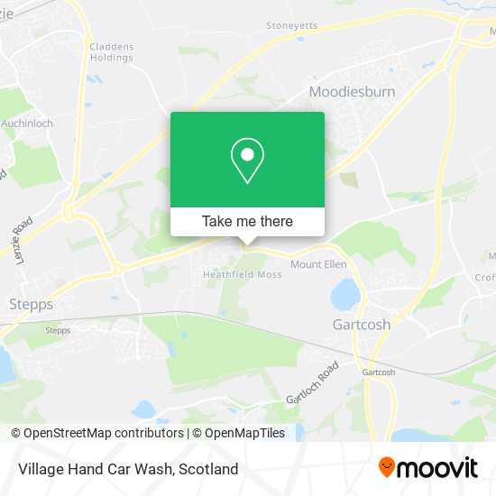 Village Hand Car Wash map