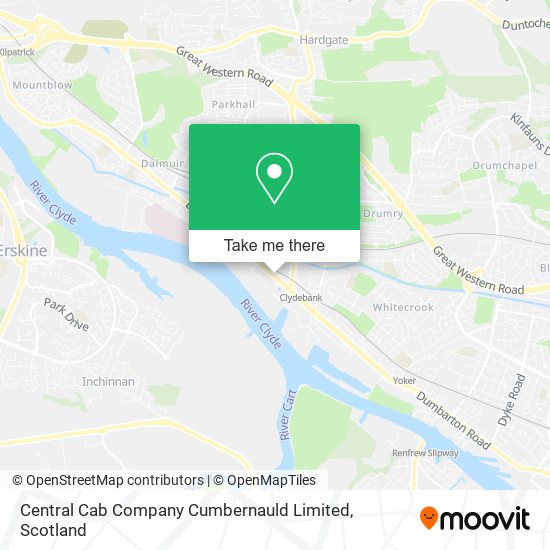 Central Cab Company Cumbernauld Limited map