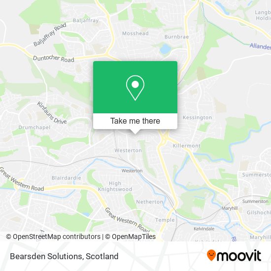 Bearsden Solutions map