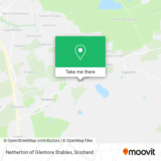 Netherton of Glentore Stables map