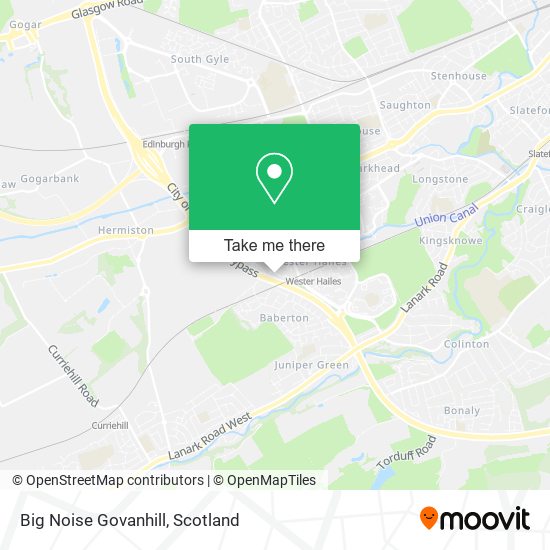 Big Noise Govanhill map