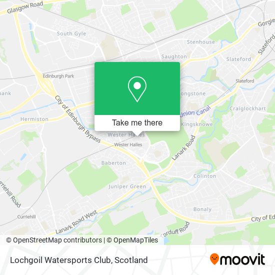 Lochgoil Watersports Club map