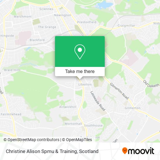 Christine Alison Spmu & Training map