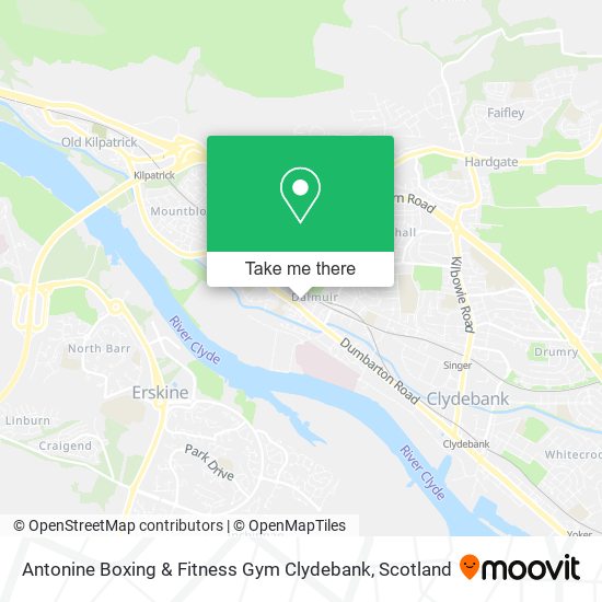 Antonine Boxing & Fitness Gym Clydebank map