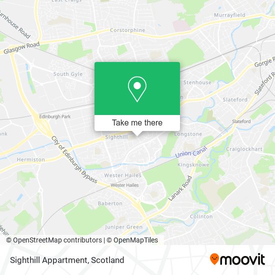 Sighthill Appartment map