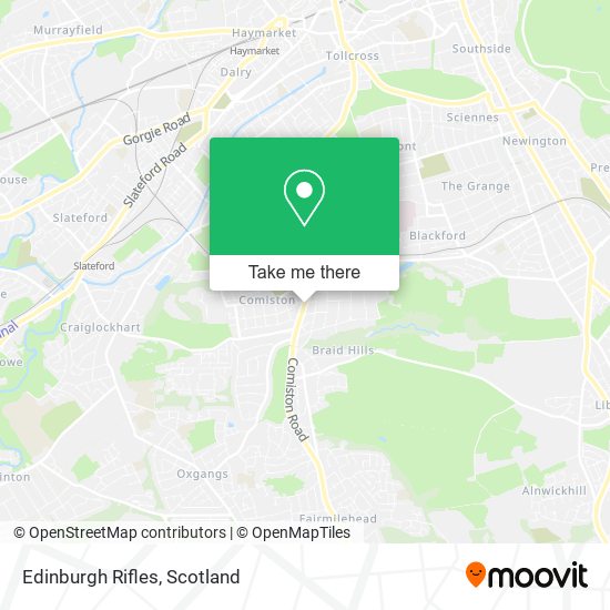 Edinburgh Rifles map