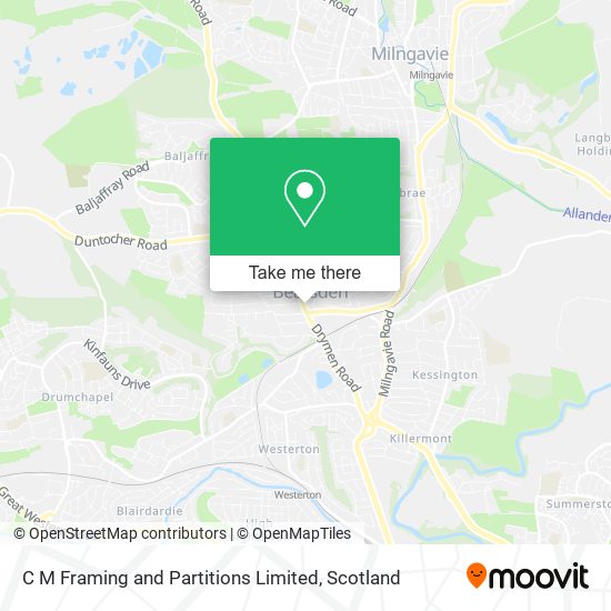 C M Framing and Partitions Limited map