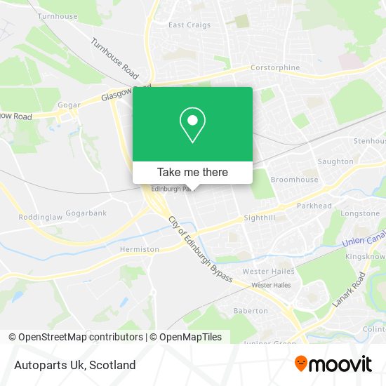 Autoparts Uk map
