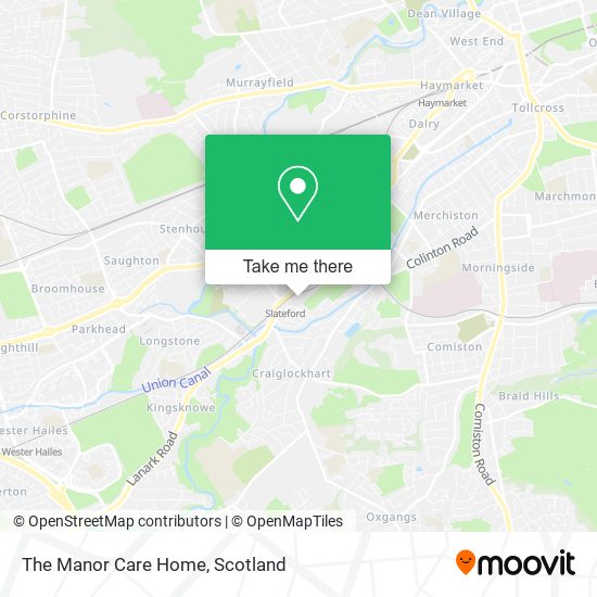 The Manor Care Home map