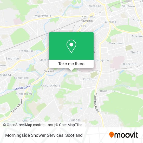 Morningside Shower Services map