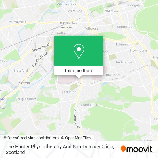 The Hunter Physiotherapy And Sports Injury Clinic map