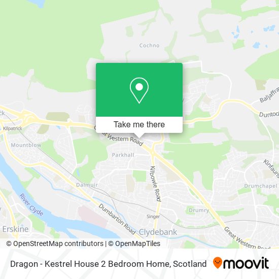 Dragon - Kestrel House 2 Bedroom Home map