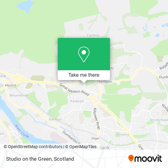 Studio on the Green map