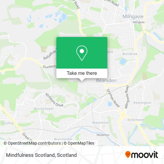 Mindfulness Scotland map
