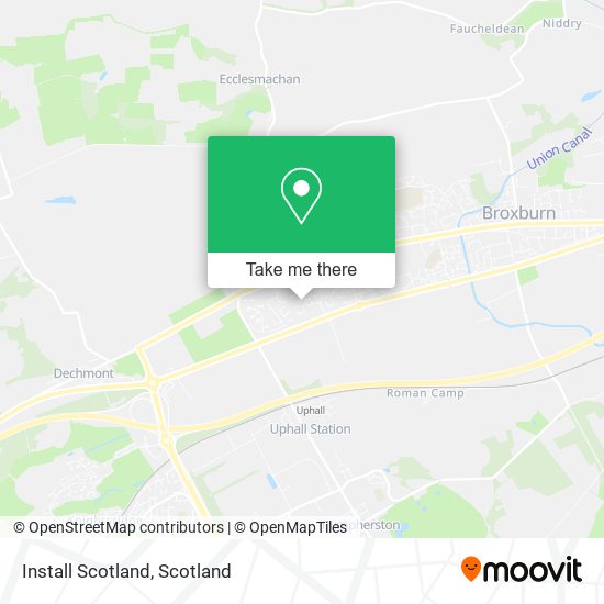 Install Scotland map