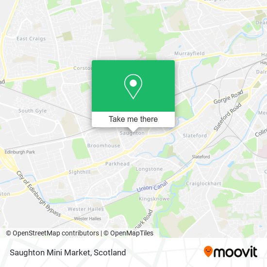 Saughton Mini Market map