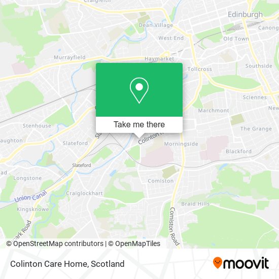 Colinton Care Home map