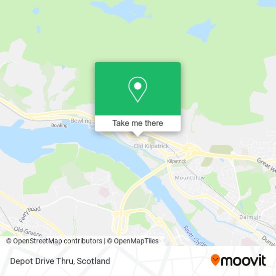 Depot Drive Thru map
