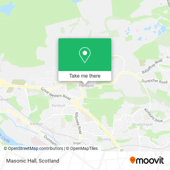 Masonic Hall map
