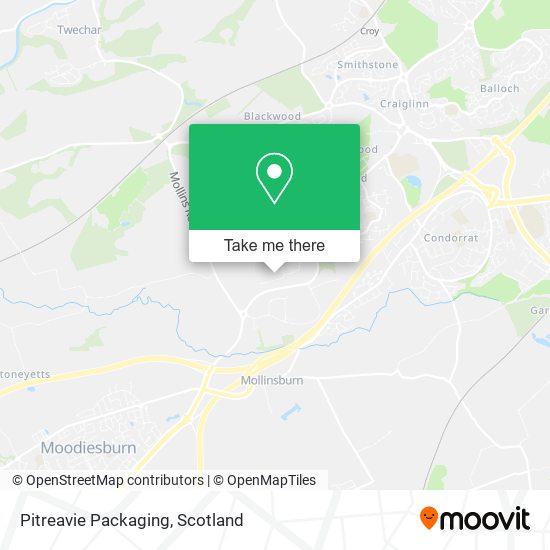 Pitreavie Packaging map