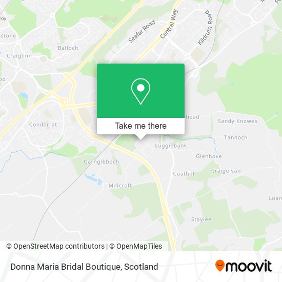 Donna Maria Bridal Boutique map