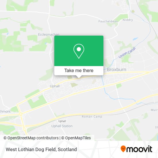 West Lothian Dog Field map