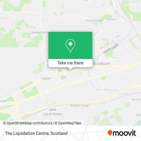 The Liquidation Centre map