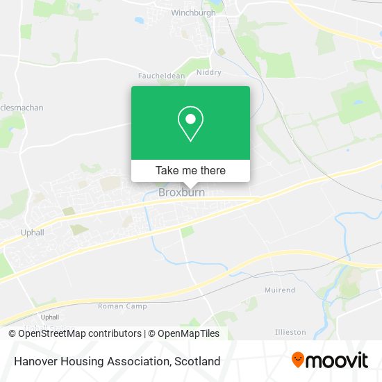 Hanover Housing Association map