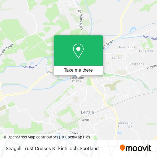 Seagull Trust Cruises Kirkintilloch map
