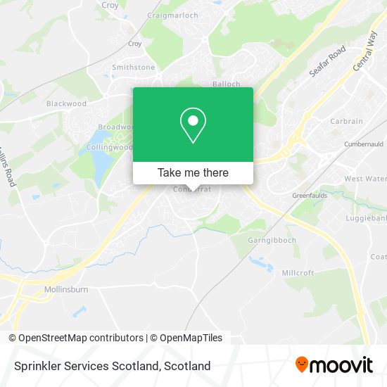 Sprinkler Services Scotland map