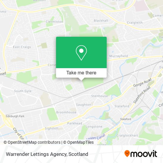 Warrender Lettings Agency map