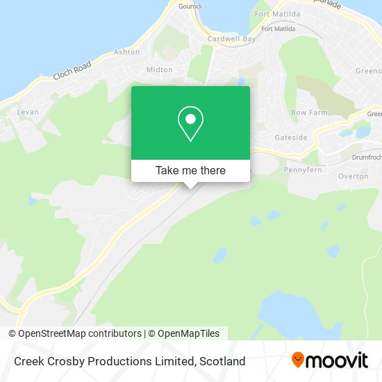 Creek Crosby Productions Limited map