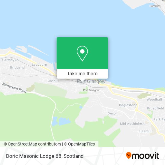 Doric Masonic Lodge 68 map