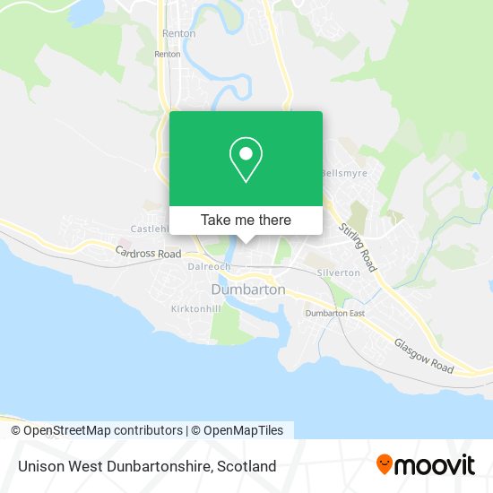 Unison West Dunbartonshire map