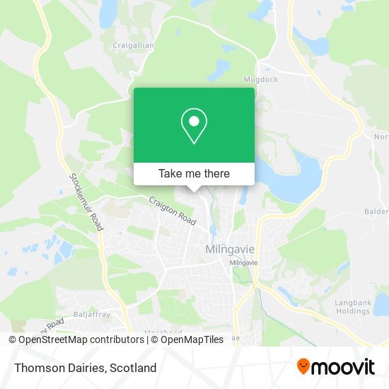 Thomson Dairies map