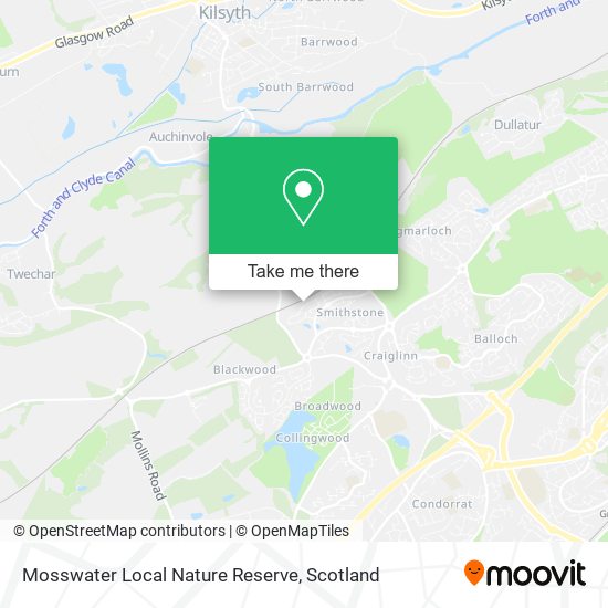 Mosswater Local Nature Reserve map