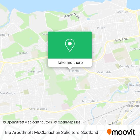 Elp Arbuthnott McClanachan Solicitors map