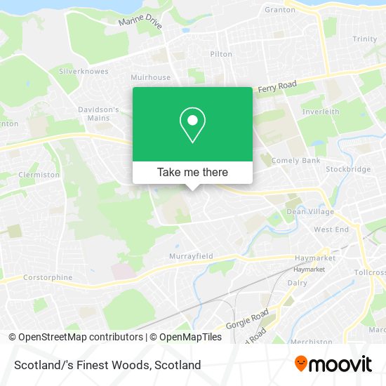 Scotland/'s Finest Woods map