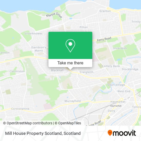Mill House Property Scotland map