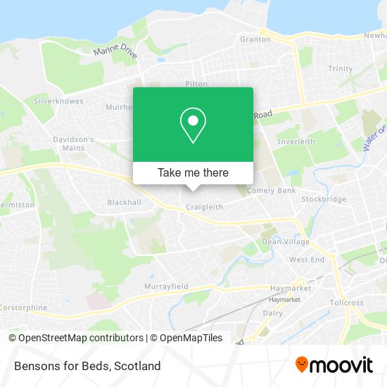 Bensons for Beds map