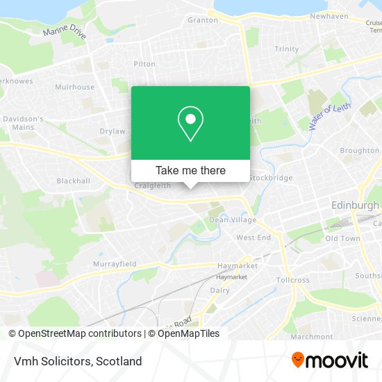 Vmh Solicitors map