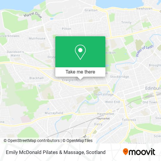 Emily McDonald Pilates & Massage map