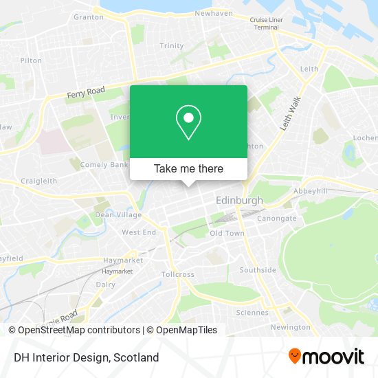 DH Interior Design map