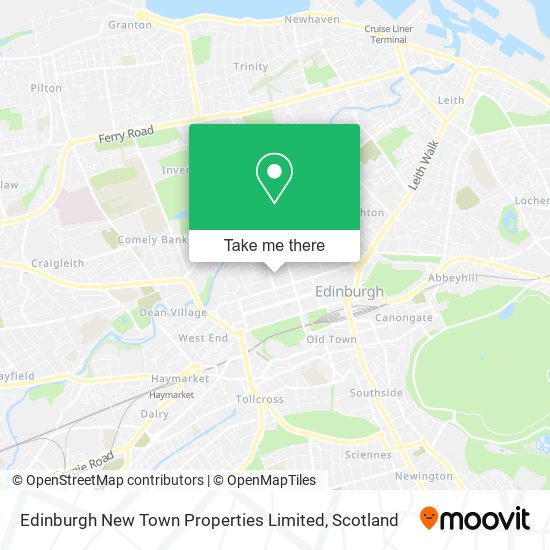 Edinburgh New Town Properties Limited map