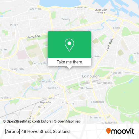 [Airbnb] 48 Howe Street map