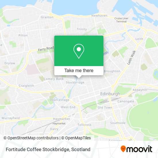 Fortitude Coffee Stockbridge map