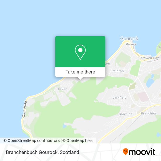 Branchenbuch Gourock map