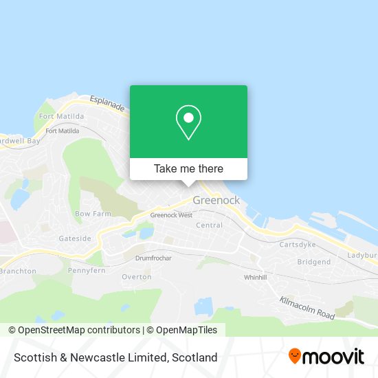 Scottish & Newcastle Limited map